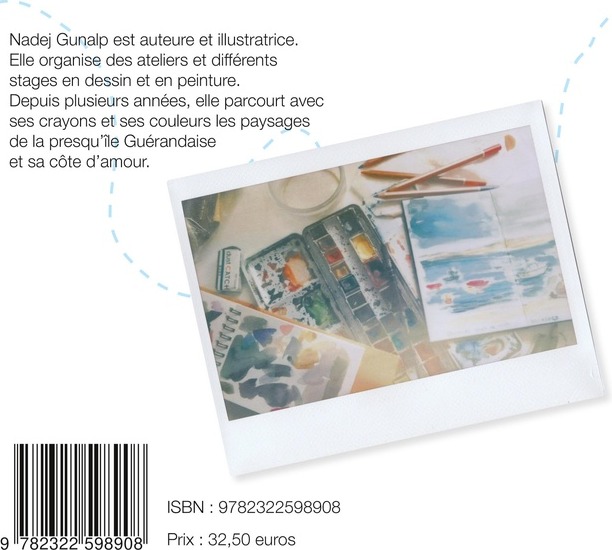 Quatrième de couverture de « Bleu salé : balades dessinées »