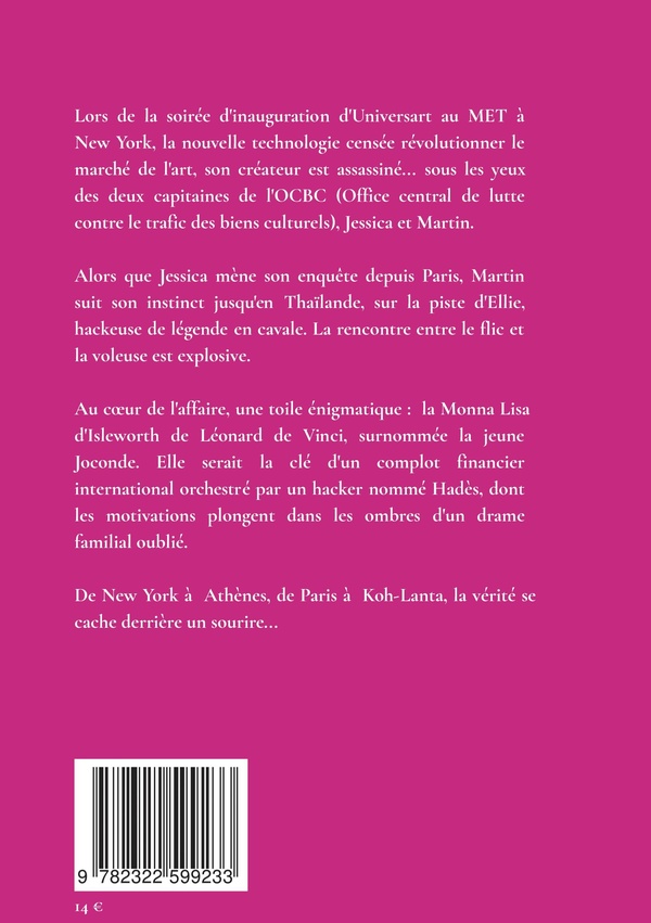 Quatrième de couverture de « CODE MONNA LISA »