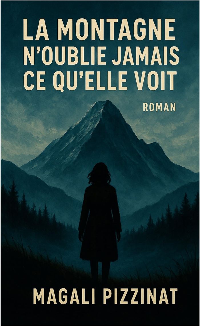 Couverture du livre « LA MONTAGNE N'OUBLIE JAMAIS CE QU'ELLE VOIT » de Magali Pizzinat, librairie Les Contes Infusés à Corte