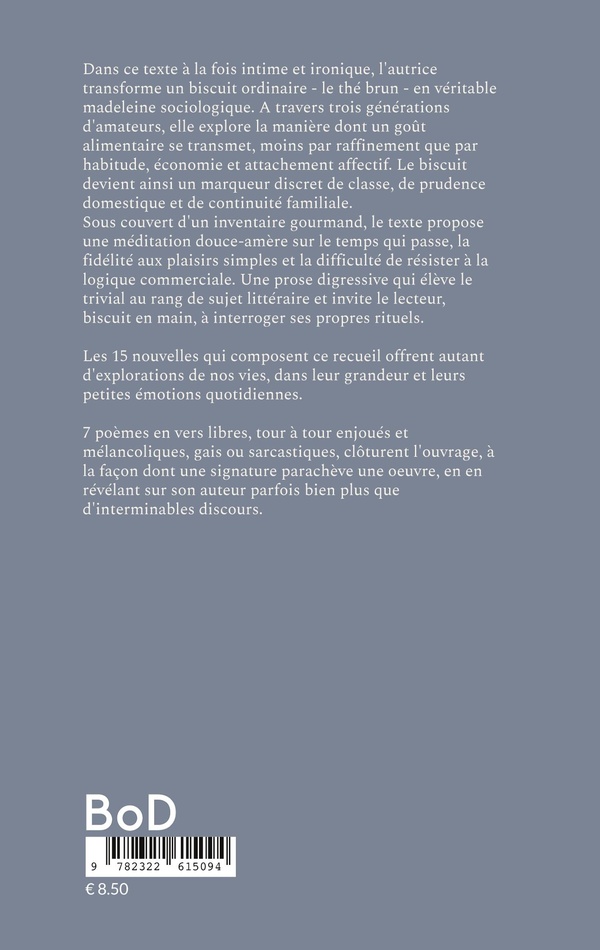 Quatrième de couverture de « NOS HUMBLES VOISINS - ET AUTRES NOUVELLES »