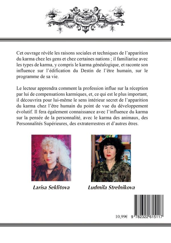 Quatrième de couverture de « Les leçons karmiques du destin »