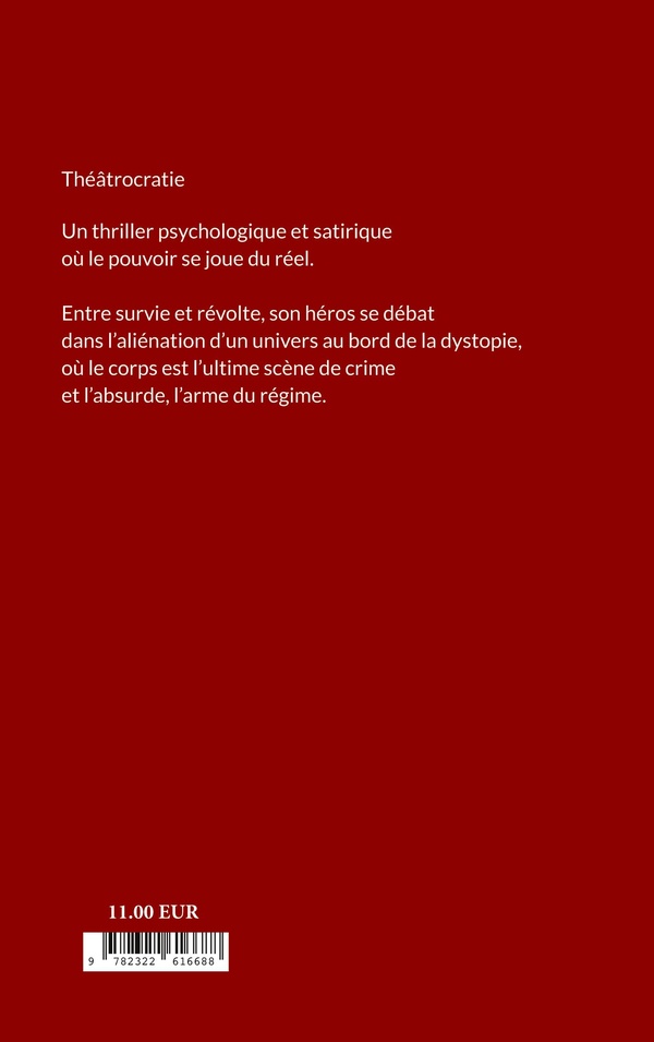 Quatrième de couverture de « THEATROCRATIE »