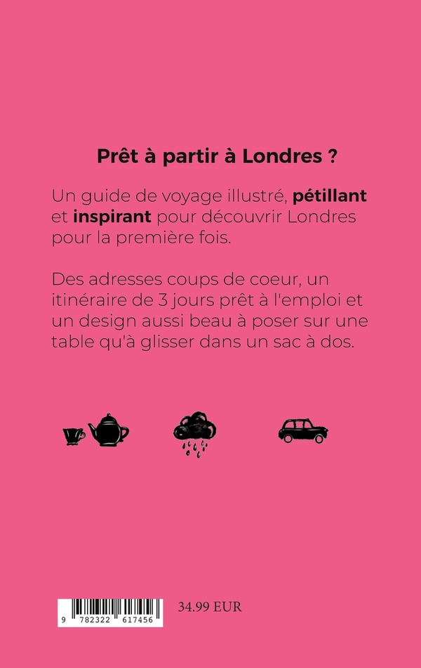 Quatrième de couverture de « Citytripwithme : #Londres »