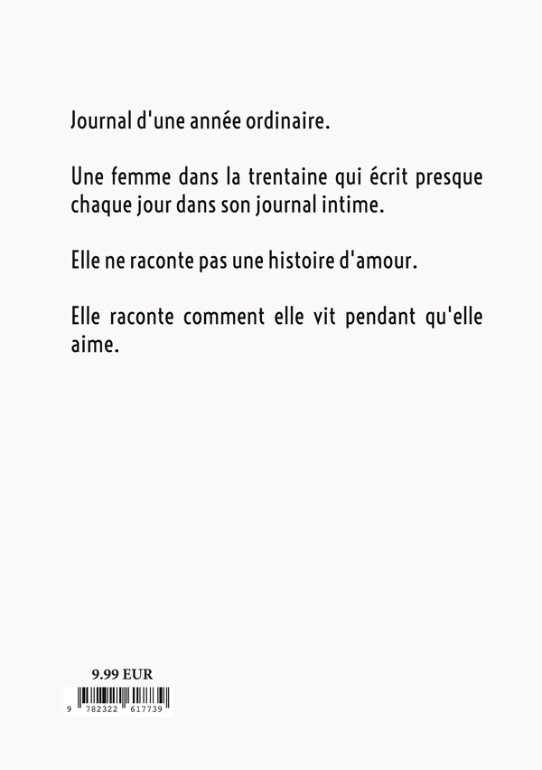 Quatrième de couverture de « LA VIE EN SOURDINE »