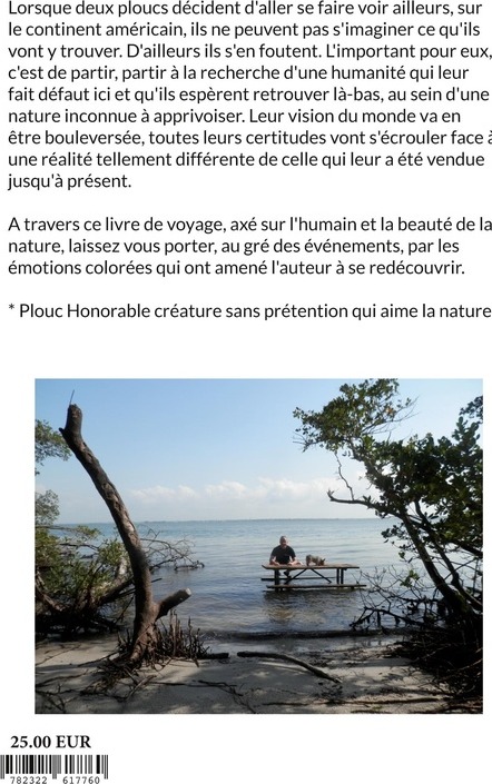 Quatrième de couverture de « DEUX PLOUCS VOYAGENT EN AMERIQUE - A LA RECHERCHE DE L'HUMANITE - ILLUSTRATIONS, COULEUR »