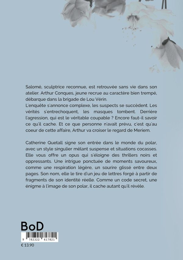 Quatrième de couverture de « Dans les yeux de Salomé : elle sculptait la beauté, l'ombre a choisi son modèle »