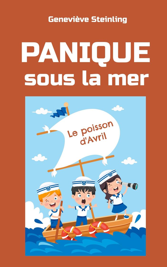 Couverture du livre « Panique sous la mer » de Geneviève Steinling, librairie Les Contes Infusés à Corte