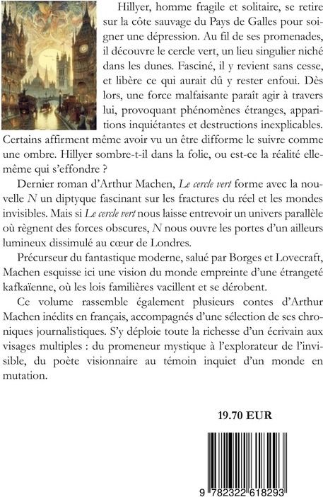 Quatrième de couverture de « Le cercle vert »