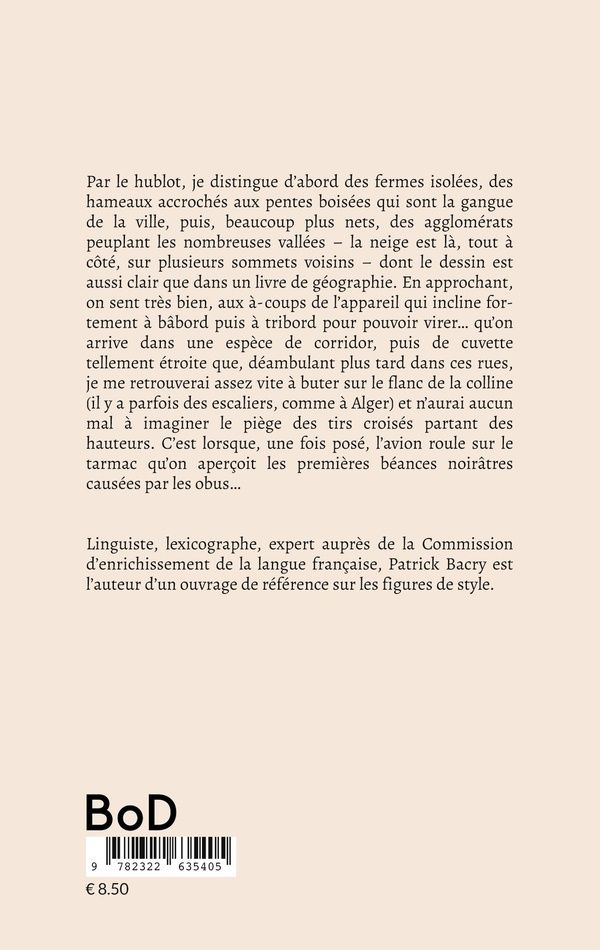 Quatrième de couverture de « TOUCHER TERRE »