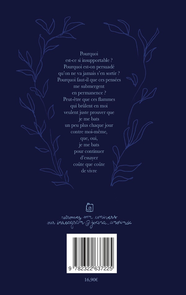 Quatrième de couverture de « AU CREUX DE MON COEUR »
