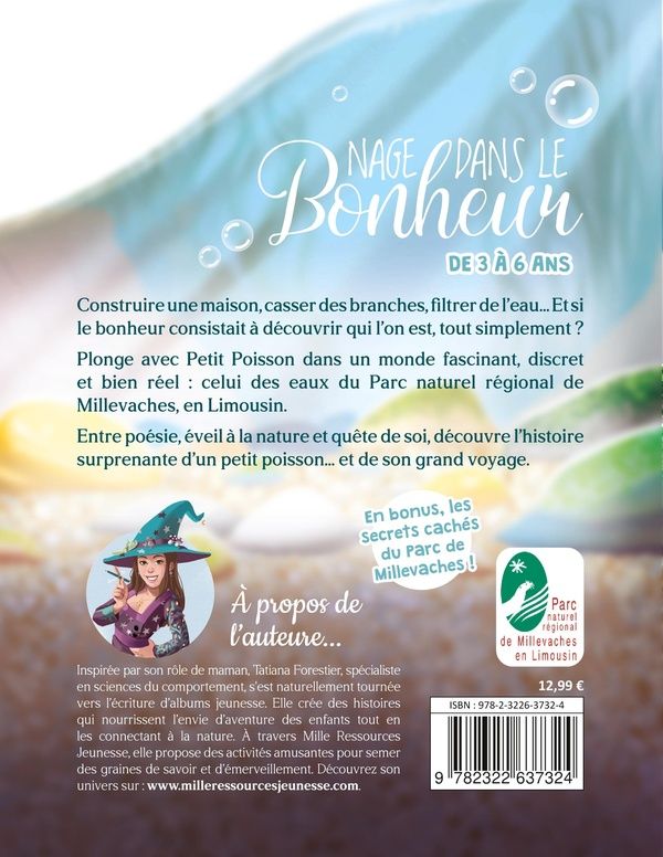 Quatrième de couverture de « Nage dans le bonheur : de 3 à 6 ans »
