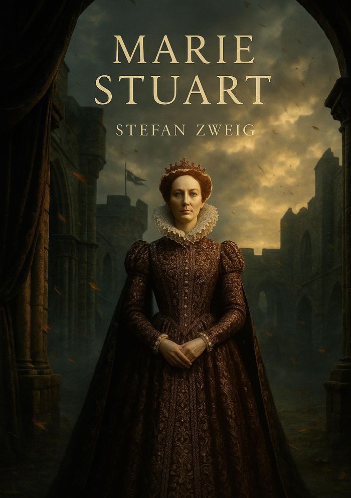Couverture du livre « Marie Stuart : une biographie historique et psychologique sur la vie tragique, les passions et la chute de la reine d'Écosse » de Stefan Zweig, librairie Les Contes Infusés à Corte