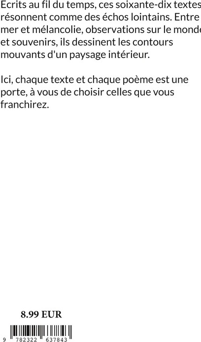 Quatrième de couverture de « A CIEL OUVERT »