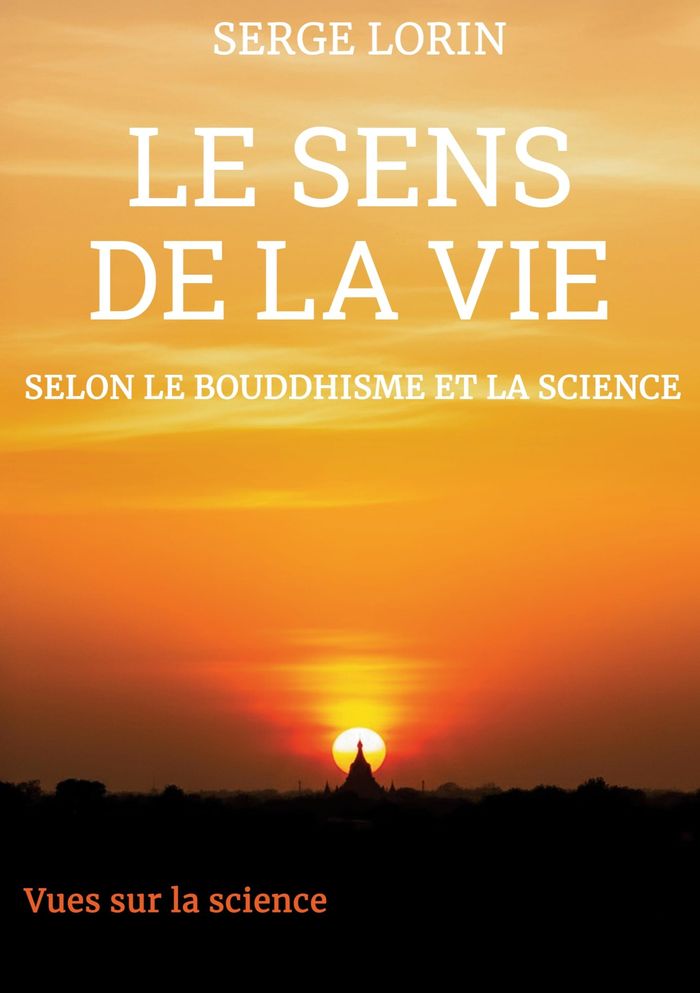 Couverture du livre « Le sens de la vie : selon le bouddhisme et la science », librairie Les Contes Infusés à Corte