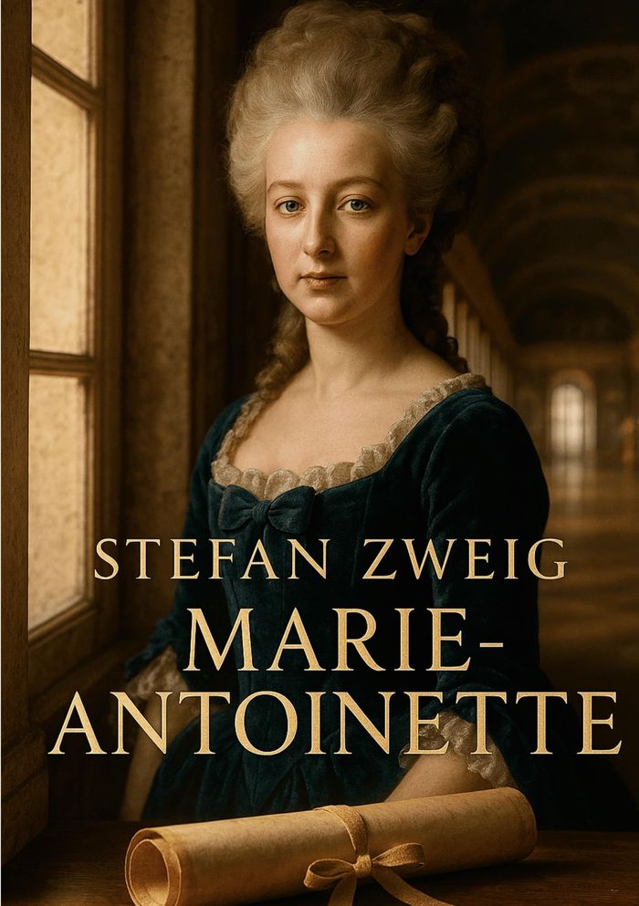 Couverture du livre « Marie-Antoinette : une biographie historique et psychologique sur le destin tragique, la chute et la grandeur de la reine de France » de Stefan Zweig, librairie Les Contes Infusés à Corte