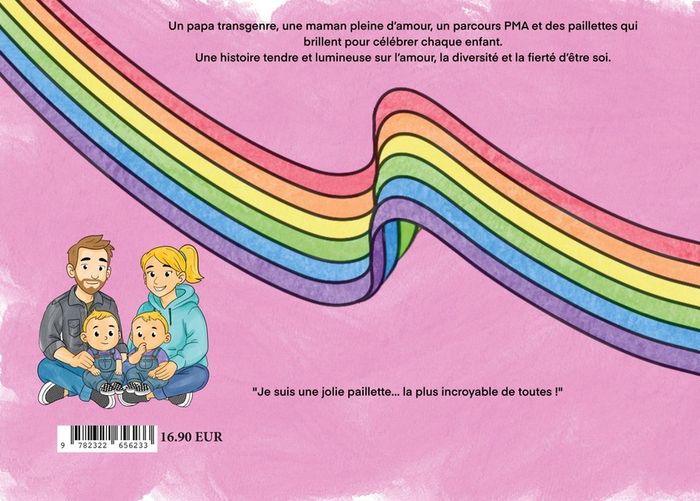 Quatrième de couverture de « JOLIE PAILLETTE - ILLUSTRATIONS, COULEUR »