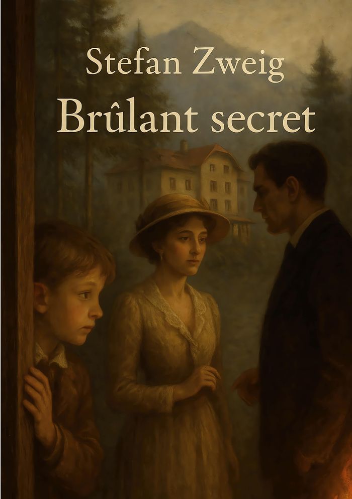 Couverture du livre « Brûlant secret : Une nouvelle psychologique révélant les tourments d'un drame intime et secret » de Stefan Zweig, librairie Les Contes Infusés à Corte
