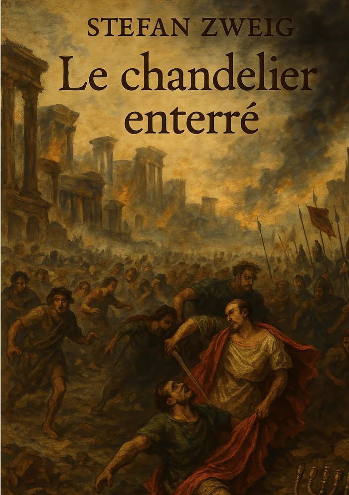 Couverture du livre « Le chandelier enterré : Une nouvelle psychologique sur les secrets enfouis et les drames intimes » de Stefan Zweig, librairie Les Contes Infusés à Corte