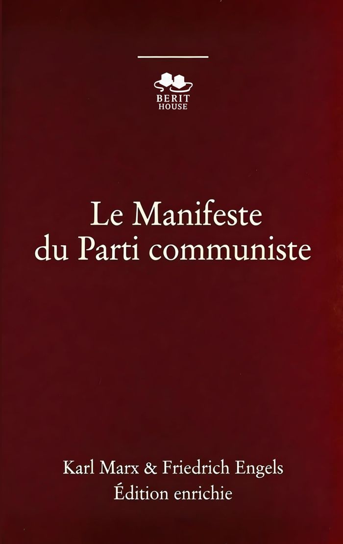 Couverture du livre « LE MANIFESTE DU PARTI COMMUNISTE - DE MARX A LENINE ET CHE GUEVARA » de Marx/engels, librairie Les Contes Infusés à Corte