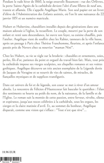 Quatrième de couverture de « Le Rêve »