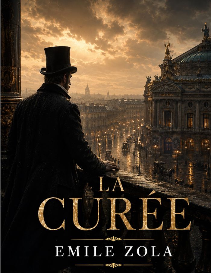 Couverture du livre « La Curée » de Emile Zola, librairie Les Contes Infusés à Corte