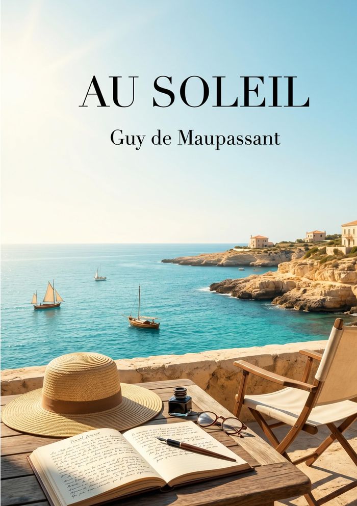 Couverture du livre « Au soleil » de Guy de Maupassant, librairie Les Contes Infusés à Corte