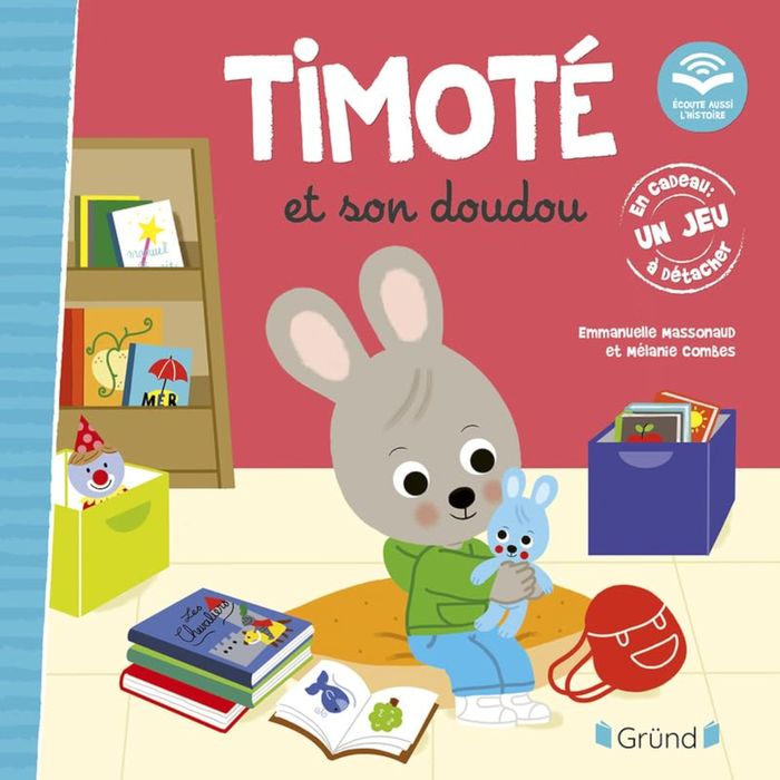 Couverture du livre « Timoté et son doudou » de Emmanuelle Massonaud, librairie Les Contes Infusés à Corte