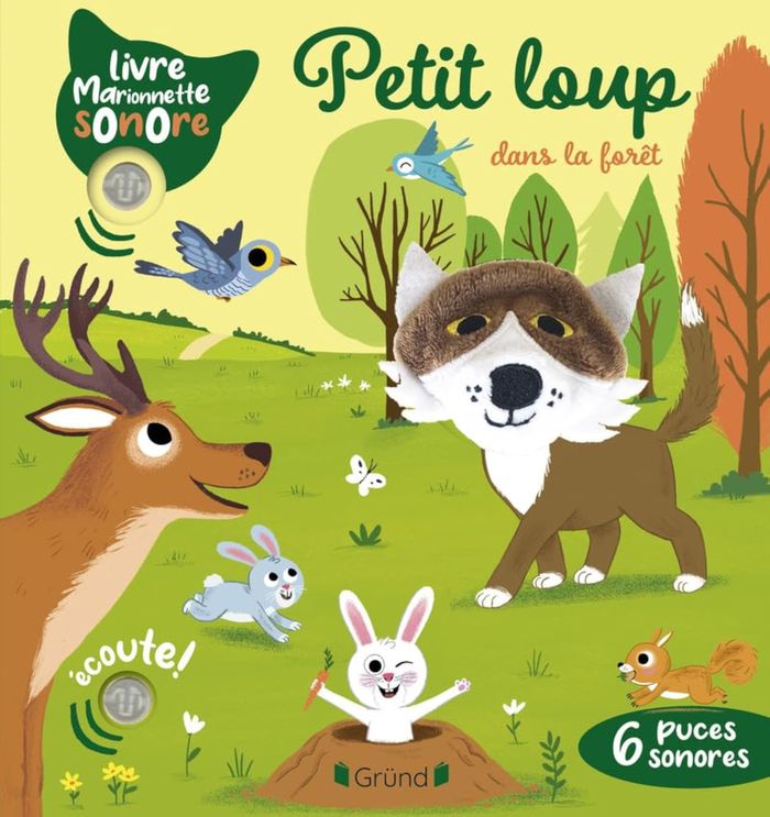 Couverture du livre « Petit loup dans la forêt » de Collectif, librairie Les Contes Infusés à Corte