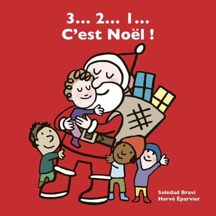 Couverture du livre « 3... 2... 1... C'est Noël ! » de Hervé Éparvier, librairie Les Contes Infusés à Corte