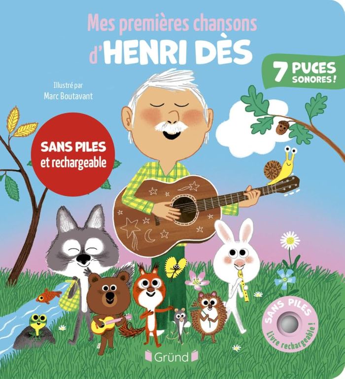 Couverture du livre « MES PREMIERES CHANSONS D'HENRI DES » de M-J. Productions, librairie Les Contes Infusés à Corte