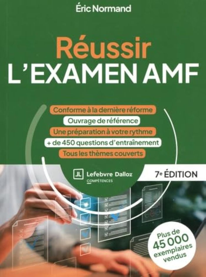 Couverture du livre « REUSSIR L'EXAMEN AMF - 7E EDITION (CUSTOM) », librairie Les Contes Infusés à Corte