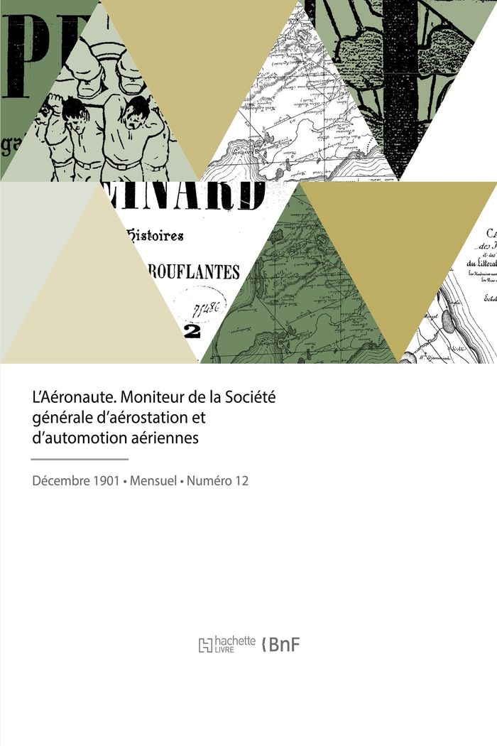 Couverture du livre « L'AERONAUTE - MONITEUR DE LA SOCIETE GENERALE D'AEROSTATION ET D'AUTOMOTION AERIENNES » de Societe Generale D'A, librairie Les Contes Infusés à Corte