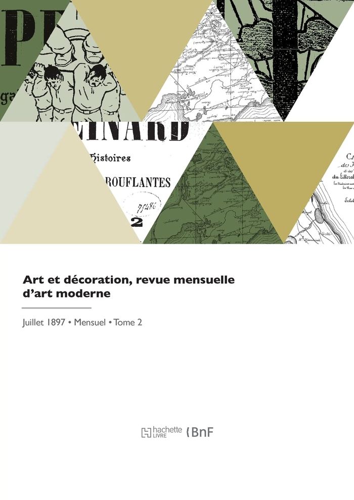 Couverture du livre « ART ET DECORATION, REVUE MENSUELLE D'ART MODERNE » de F. Thiebault-Sisson, librairie Les Contes Infusés à Corte