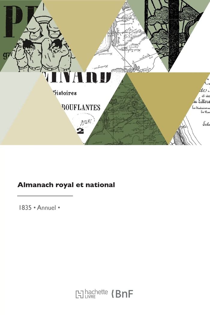 Couverture du livre « ALMANACH ROYAL ET NATIONAL » de Collectif, librairie Les Contes Infusés à Corte