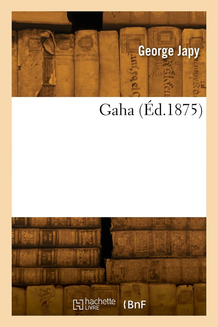 Couverture du livre « GAHA », librairie Les Contes Infusés à Corte