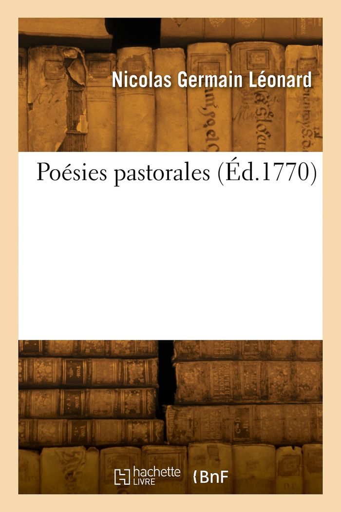 Couverture du livre « POESIES PASTORALES » de Leonard N G., librairie Les Contes Infusés à Corte