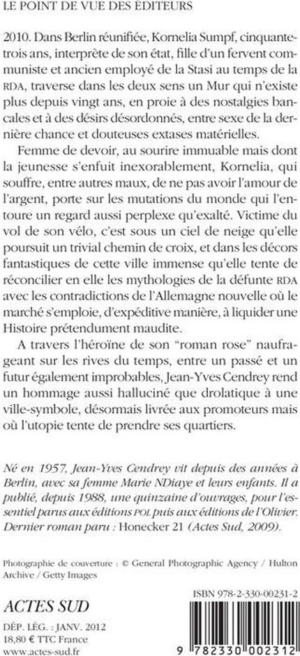 Quatrième de couverture de « MELANCOLIE VANDALE - ROMAN ROSE »