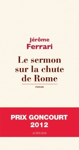 Couverture : Le sermon sur la chute de Rome