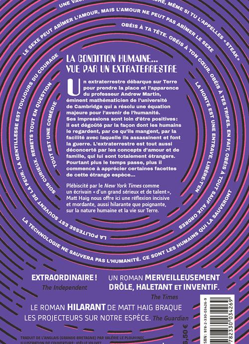 Quatrième de couverture de « Humains »