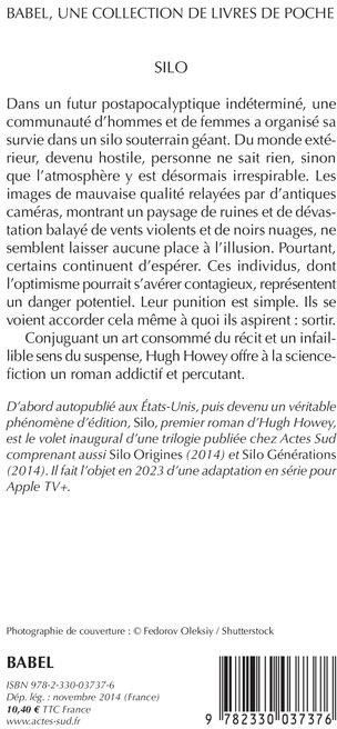 Quatrième de couverture de « SILO - T01 - SILO »