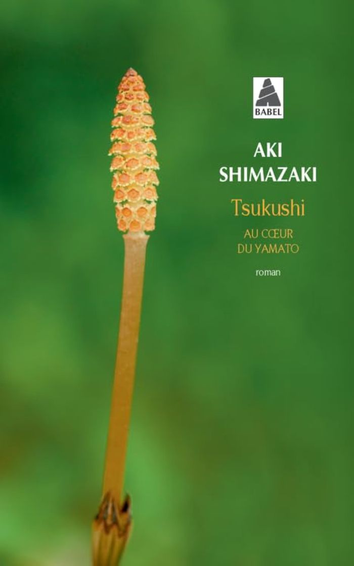 Couverture du livre « Tsukushi : au coeur du Yamato » de Aki Shimazaki, librairie Les Contes Infusés à Corte