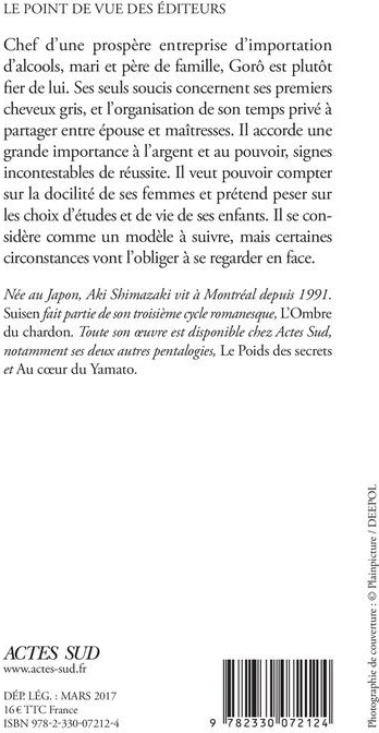 Quatrième de couverture de « Suisen : roman »