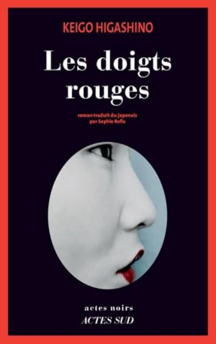 Couverture du livre « Les doigts rouges : roman » de Keigo Higashino, librairie Les Contes Infusés à Corte