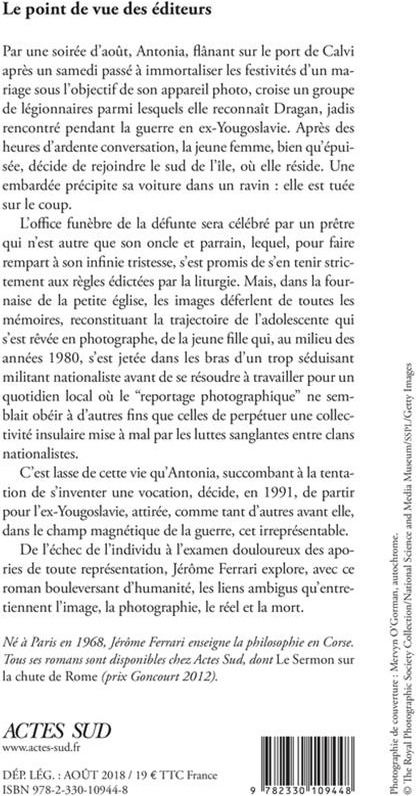 Quatrième de couverture de « À son image : roman »
