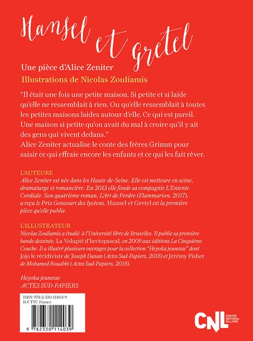 Quatrième de couverture de « Hansel et Gretel : le début de la faim »