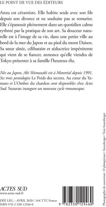 Quatrième de couverture de « Suzuran : roman »