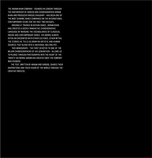 Quatrième de couverture de « AKRAM KHAN : THE FURY OF BEAUTIFUL THINGS - ILLUSTRATIONS, COULEUR »