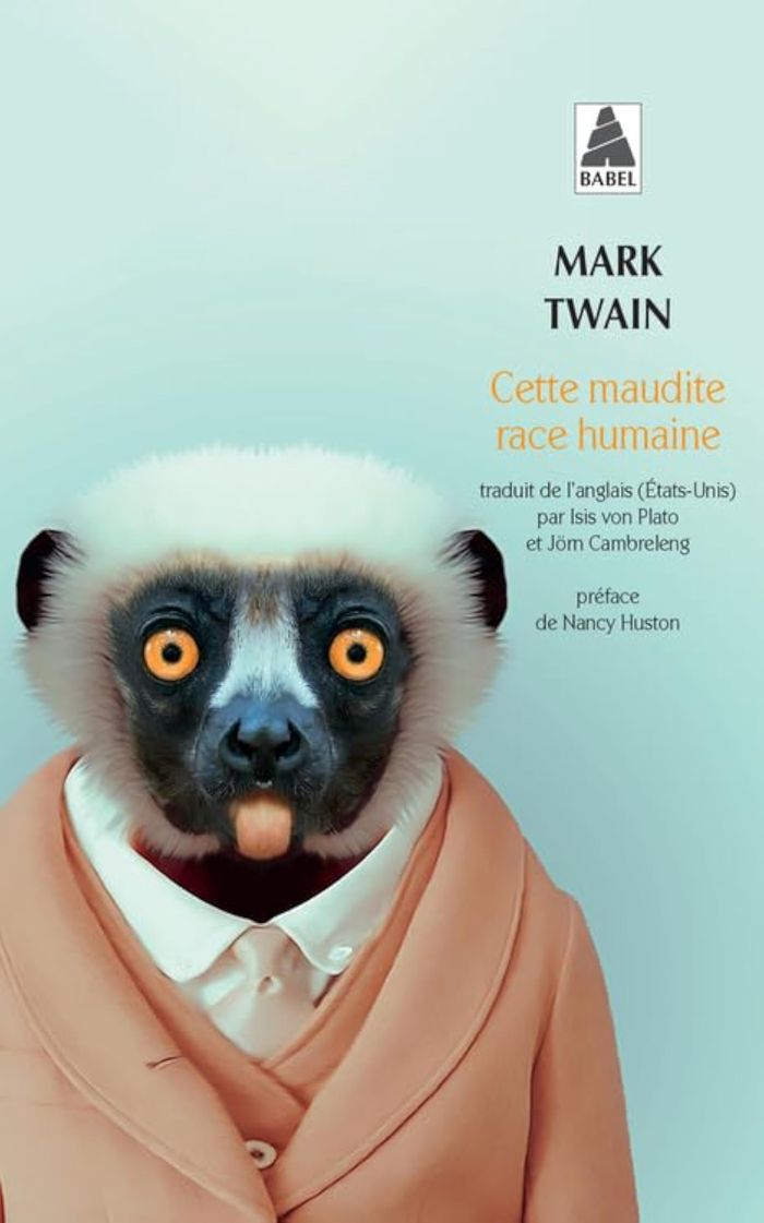 Couverture du livre « Cette maudite race humaine », librairie Les Contes Infusés à Corte