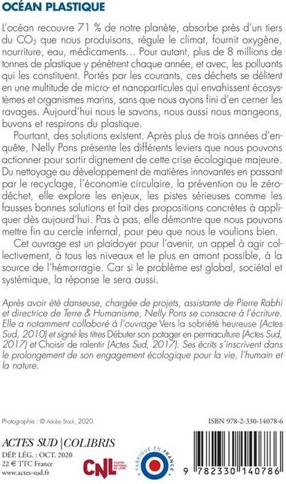 Quatrième de couverture de « OCEAN PLASTIQUE - ENQUETE SUR UNE POLLUTION GLOBALE - ILLUSTRATIONS, COULEUR »