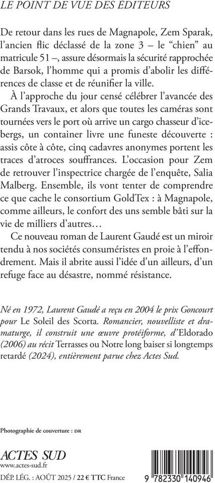 Quatrième de couverture de « Zem : roman »
